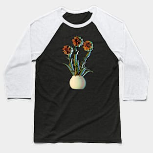 Weird Flowers Baseball T-Shirt